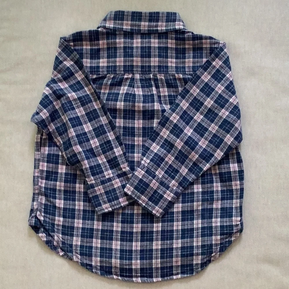 Gap  - TOP - Shirt - Size 2T Check - Linen/Cotton